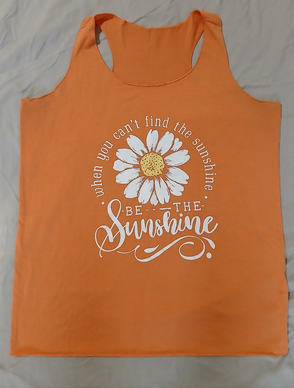 Be The Sunshine Orange Women's Racerback Tank Top